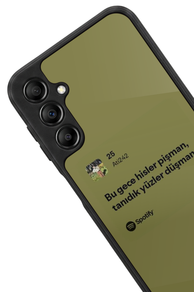 Samsung Galaxy A14 Uyumlu Sarki Sozleri Tasarımlı Glossy Premium Kılıf