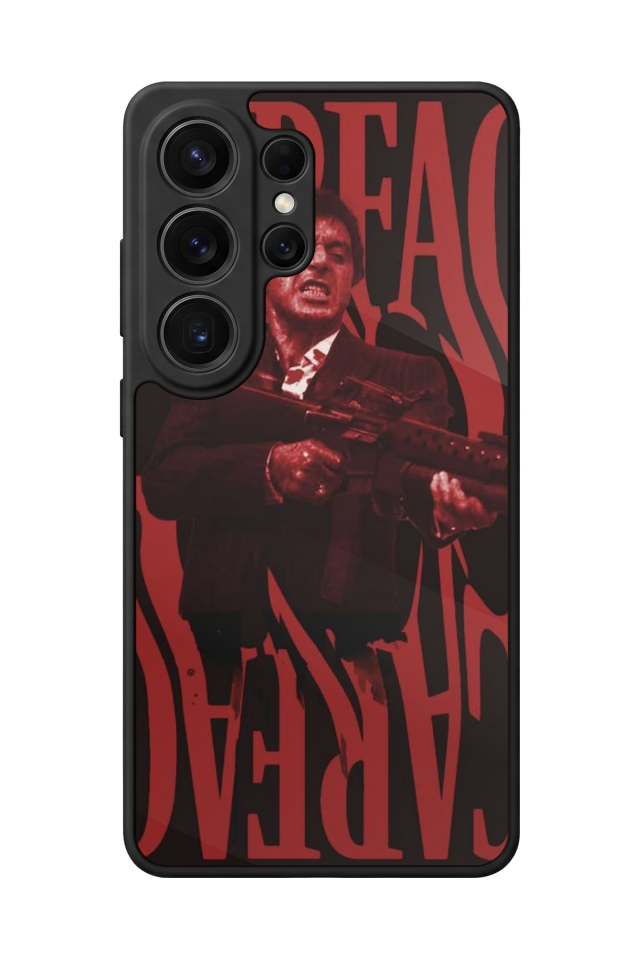 Samsung Galaxy S26 Ultra Uyumlu Scarface Tasarımlı Glossy Premium Kılıf