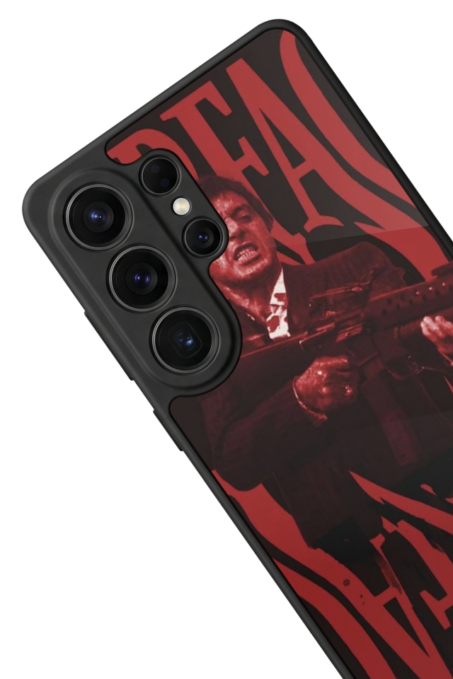 Samsung Galaxy S26 Ultra Uyumlu Scarface Tasarımlı Glossy Premium Kılıf