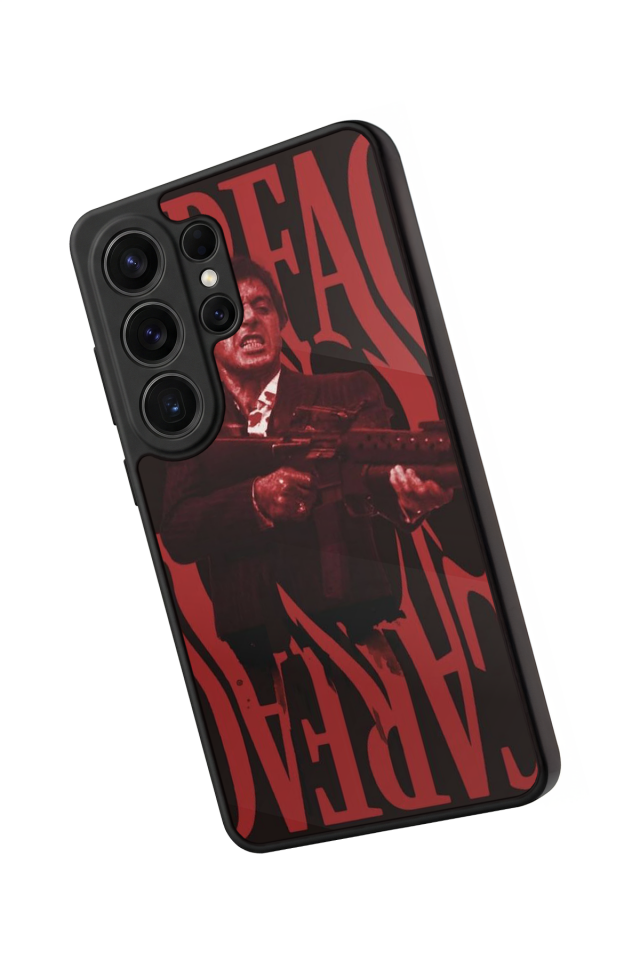 Samsung Galaxy S26 Ultra Uyumlu Scarface Tasarımlı Glossy Premium Kılıf