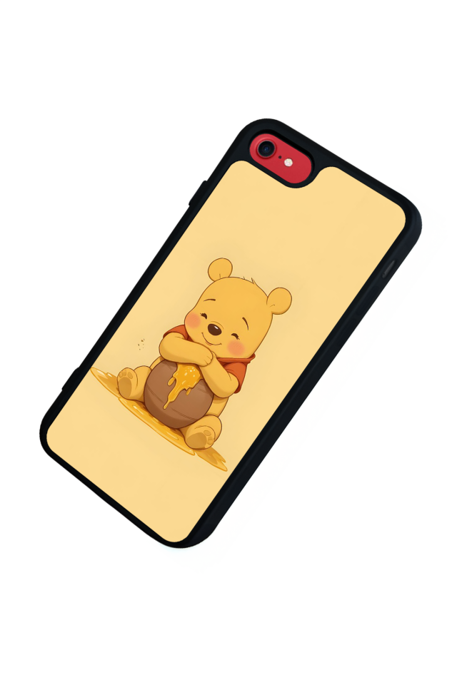 iPhone 7 Uyumlu Winnie Tasarımlı Glossy Premium Kılıf