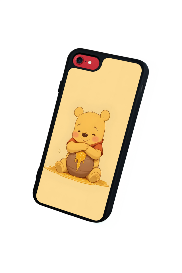 iPhone 7 Uyumlu Winnie Tasarımlı Glossy Premium Kılıf