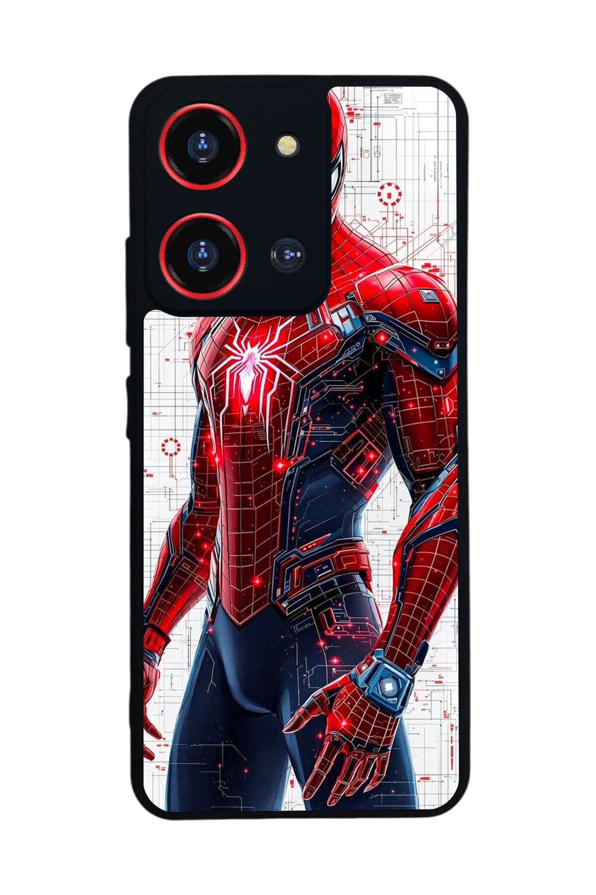 Reeder S19 Max Pro S 108MP Uyumlu Spider Man ( Örümcek Adam ) Tasarımlı Glossy Premium Kılıf