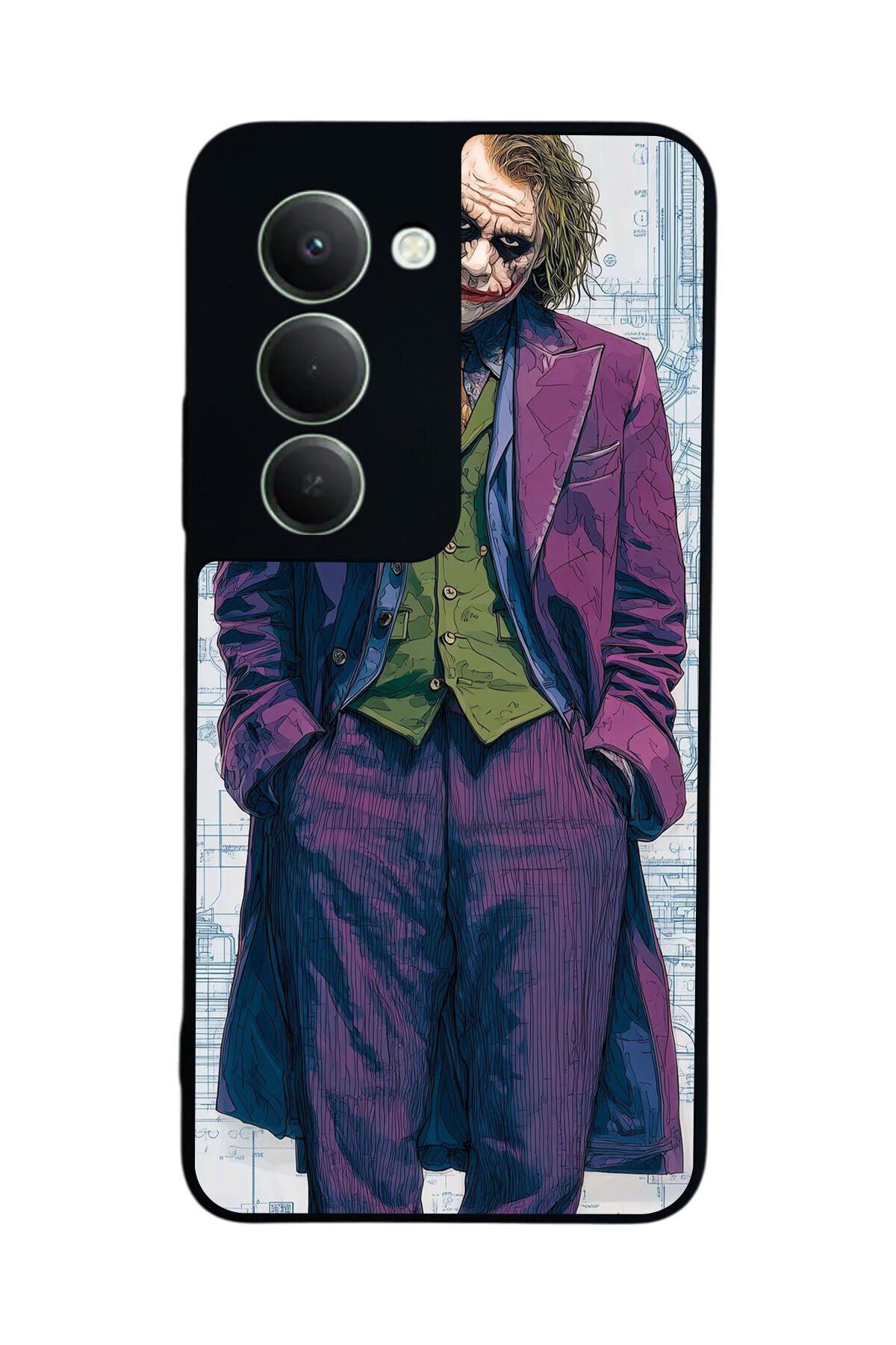 Xiaomi Redmi 15 5G Uyumlu Joker Tasarımlı Glossy Premium Kılıf
