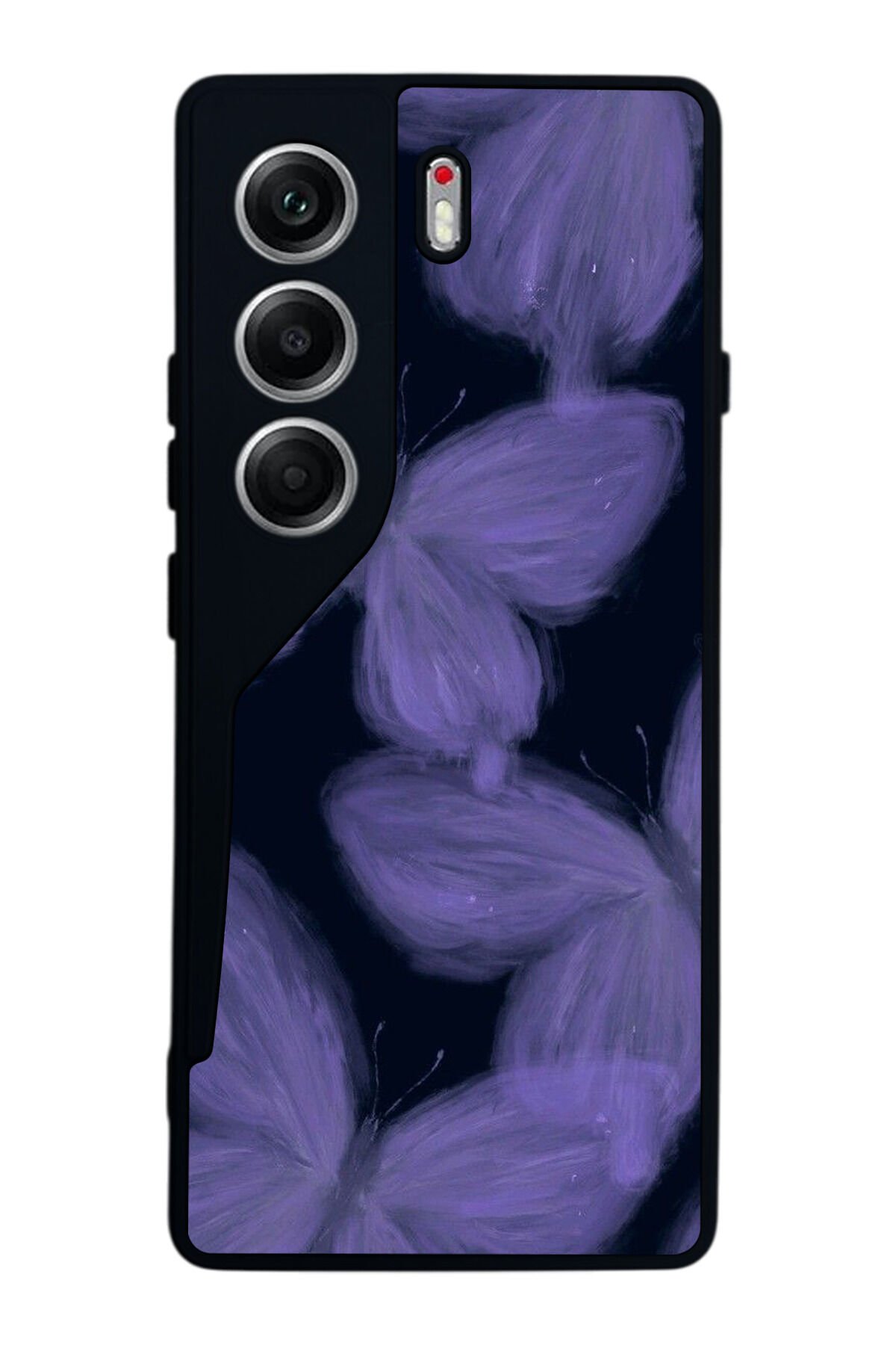 Tecno Camon 40 Uyumlu Kelebek Tasarımlı Glossy Premium Kılıf