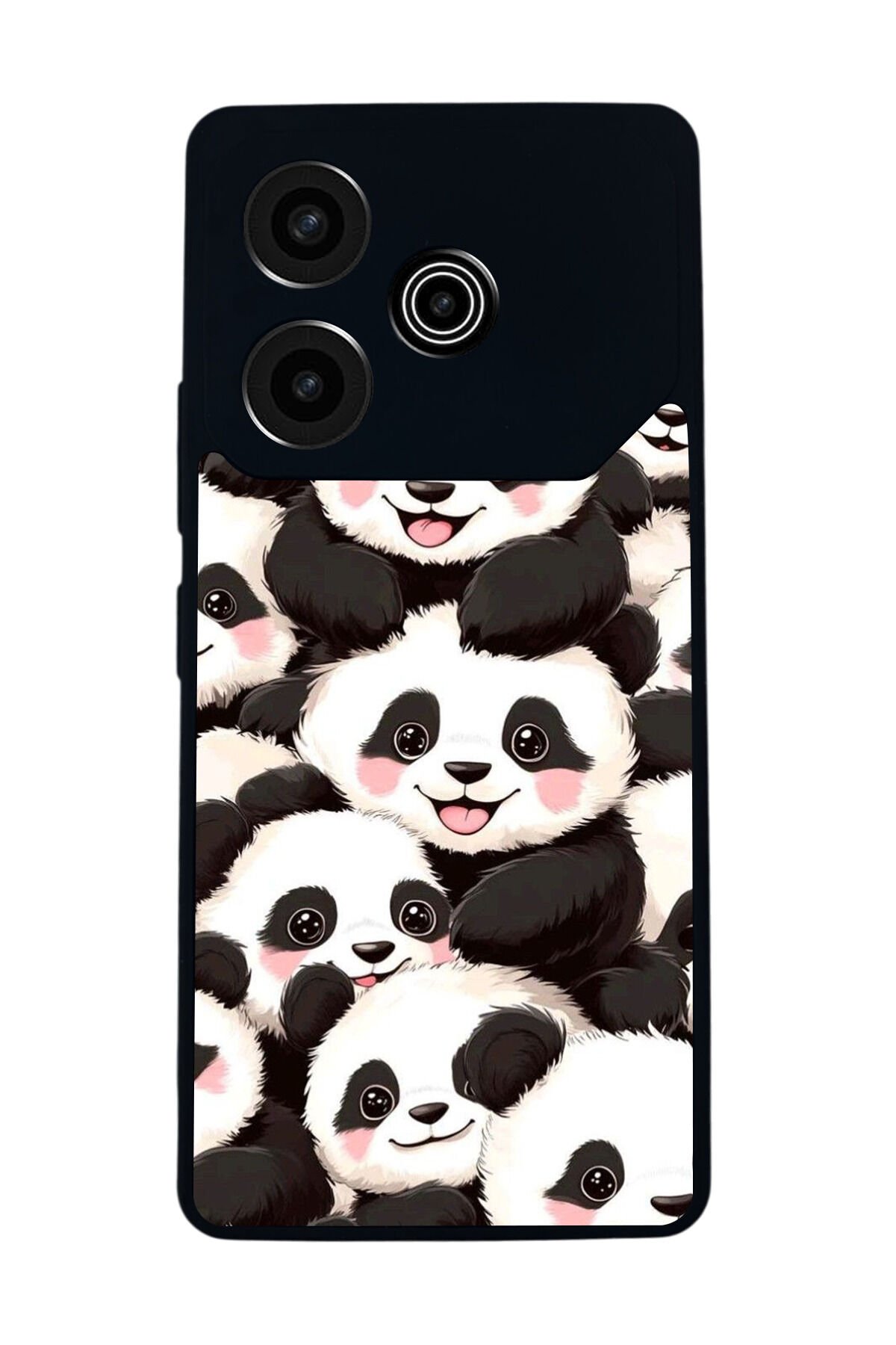 Tecno Pova 6 Uyumlu Panda Tasarımlı Glossy Premium Kılıf