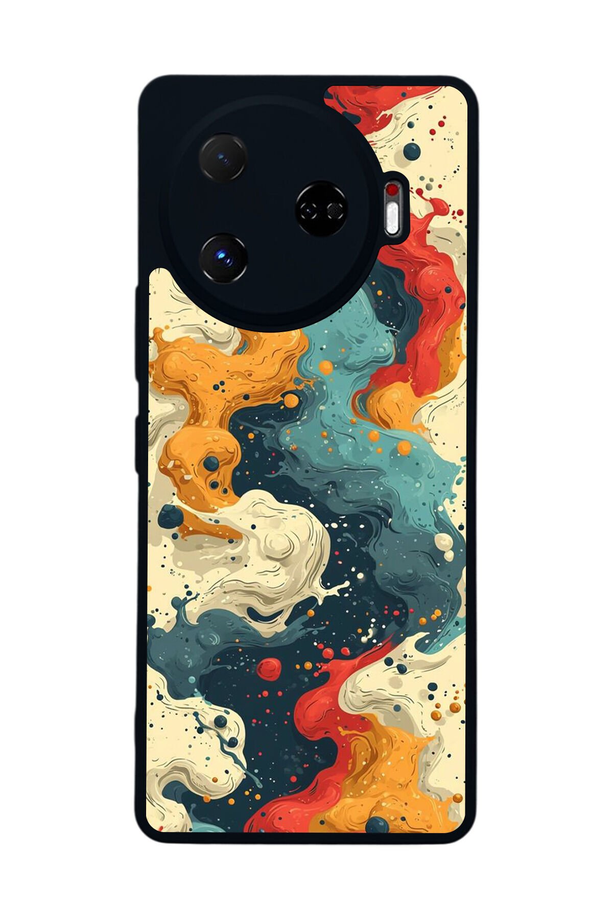 Tecno Camon 30 Pro Uyumlu Abstract Tasarımlı Glossy Premium Kılıf