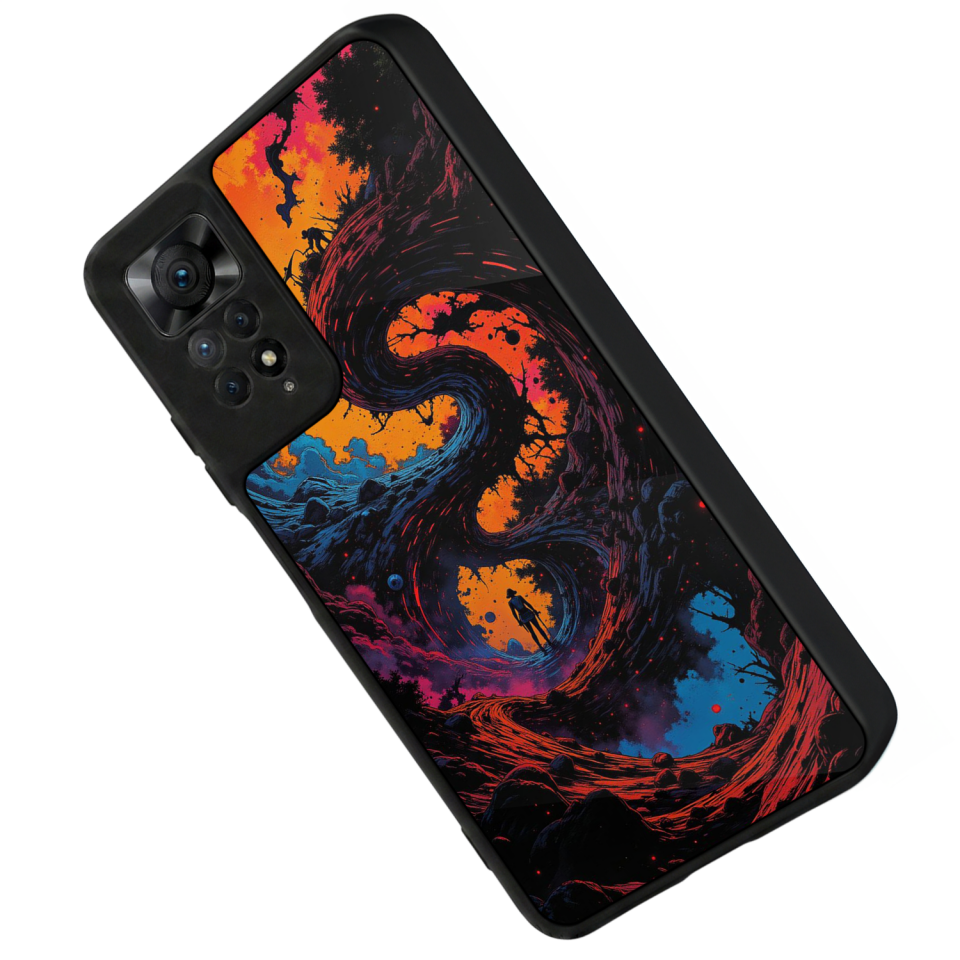 Xiaomi Redmi Note 11 Pro Uyumlu Abstract Tasarımlı Glossy Premium Kılıf