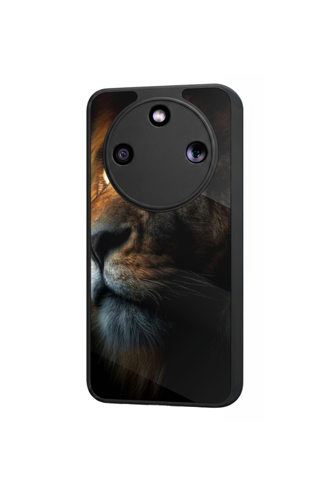 Honor Magic 8 Lite Uyumlu Aslan Tasarımlı Glossy Premium Kılıf