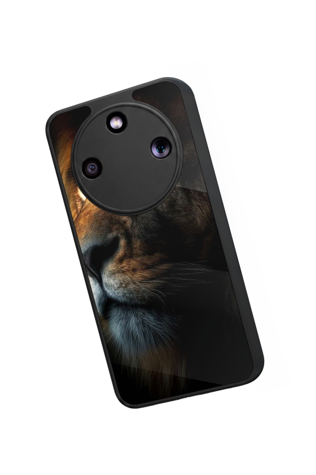 Honor Magic 8 Lite Uyumlu Aslan Tasarımlı Glossy Premium Kılıf