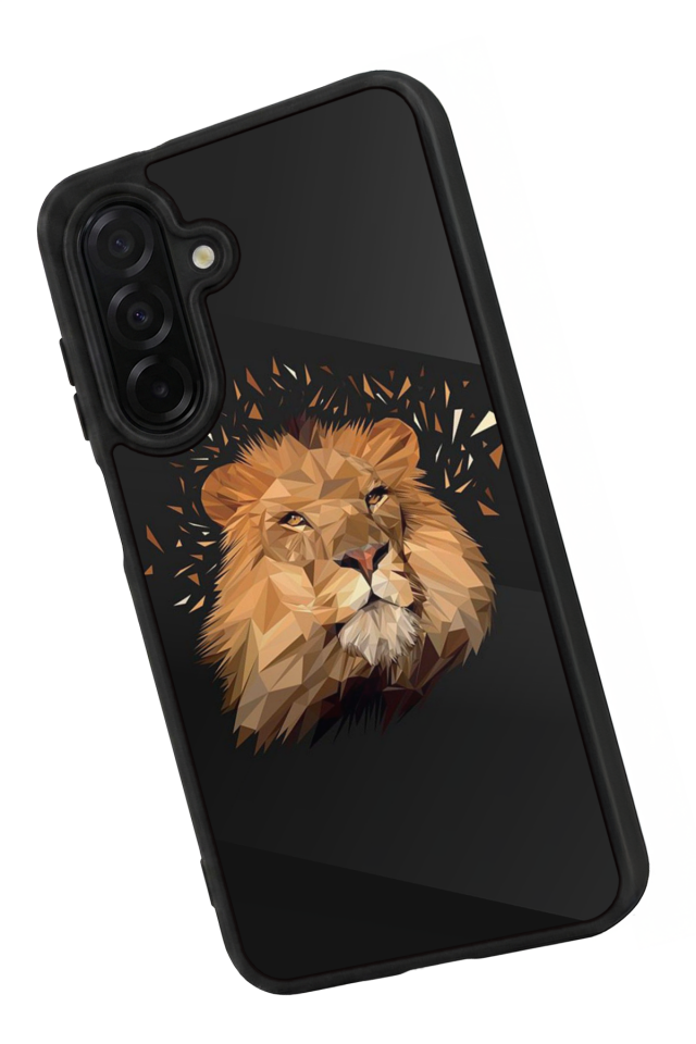 Samsung Galaxy A36 Uyumlu Aslan Tasarımlı Glossy Premium Kılıf