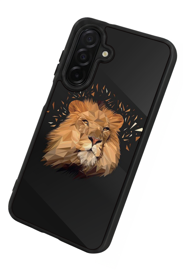 Samsung Galaxy A36 Uyumlu Aslan Tasarımlı Glossy Premium Kılıf