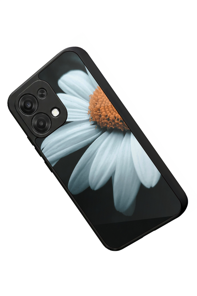 Oppo A6 Pro Uyumlu Cicek Tasarımlı Glossy Premium Kılıf