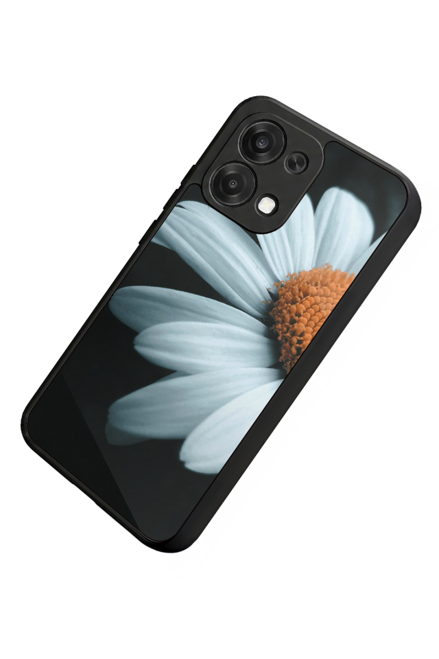 Oppo A6 Pro Uyumlu Cicek Tasarımlı Glossy Premium Kılıf
