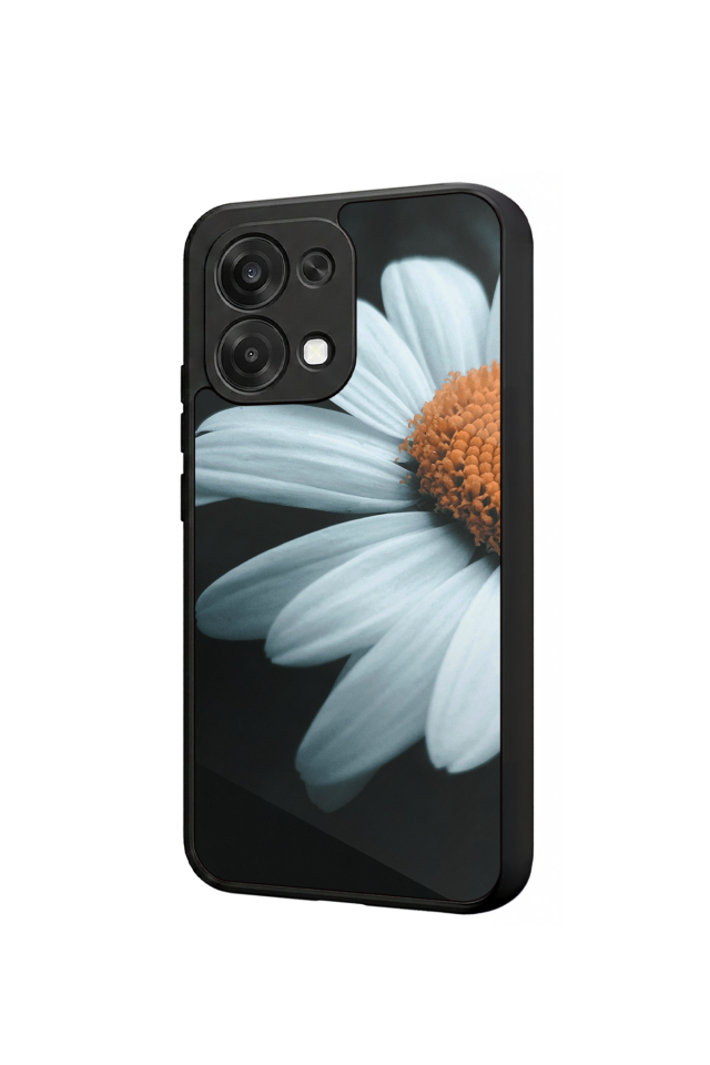 Oppo A6 Pro Uyumlu Cicek Tasarımlı Glossy Premium Kılıf