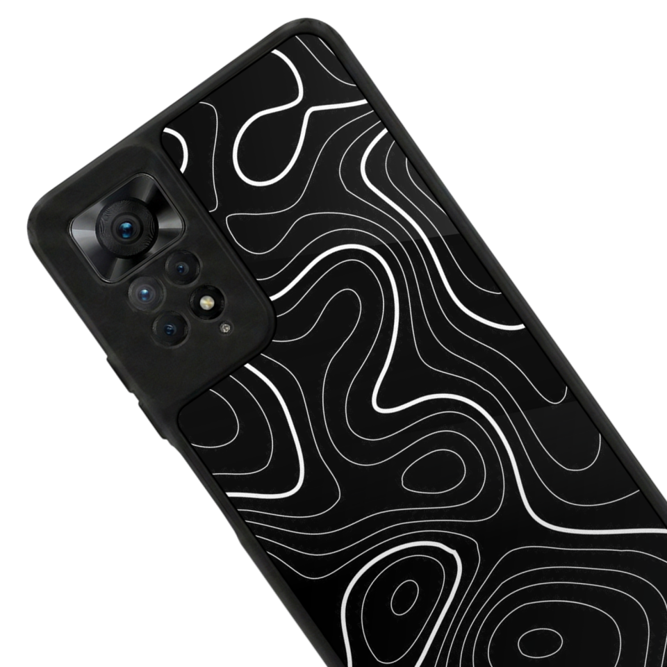 Xiaomi Redmi Note 12 Pro Uyumlu Çizgi Sanatı Tasarımlı Glossy Premium Kılıf