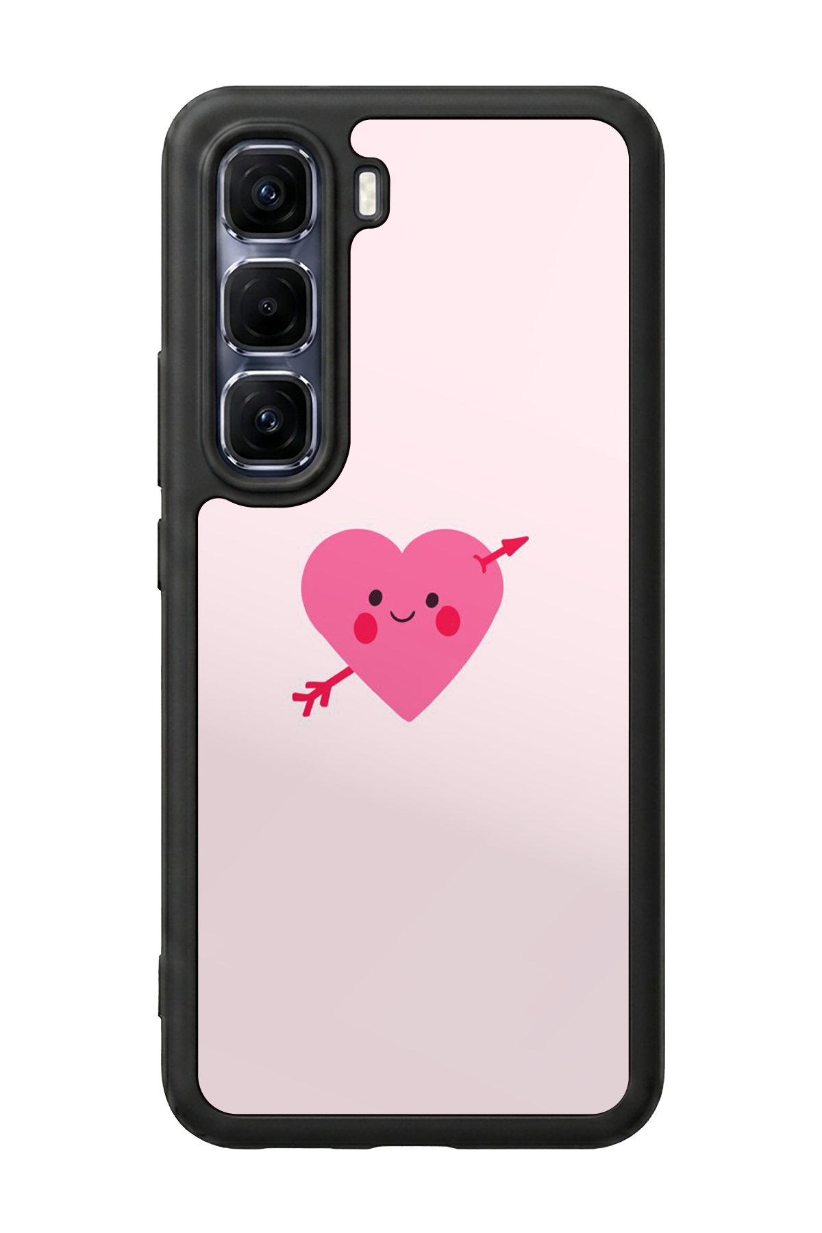 Infinix Hot 60 Pro Plus Uyumlu Kalp Love Tasarımlı Glossy Premium Kılıf