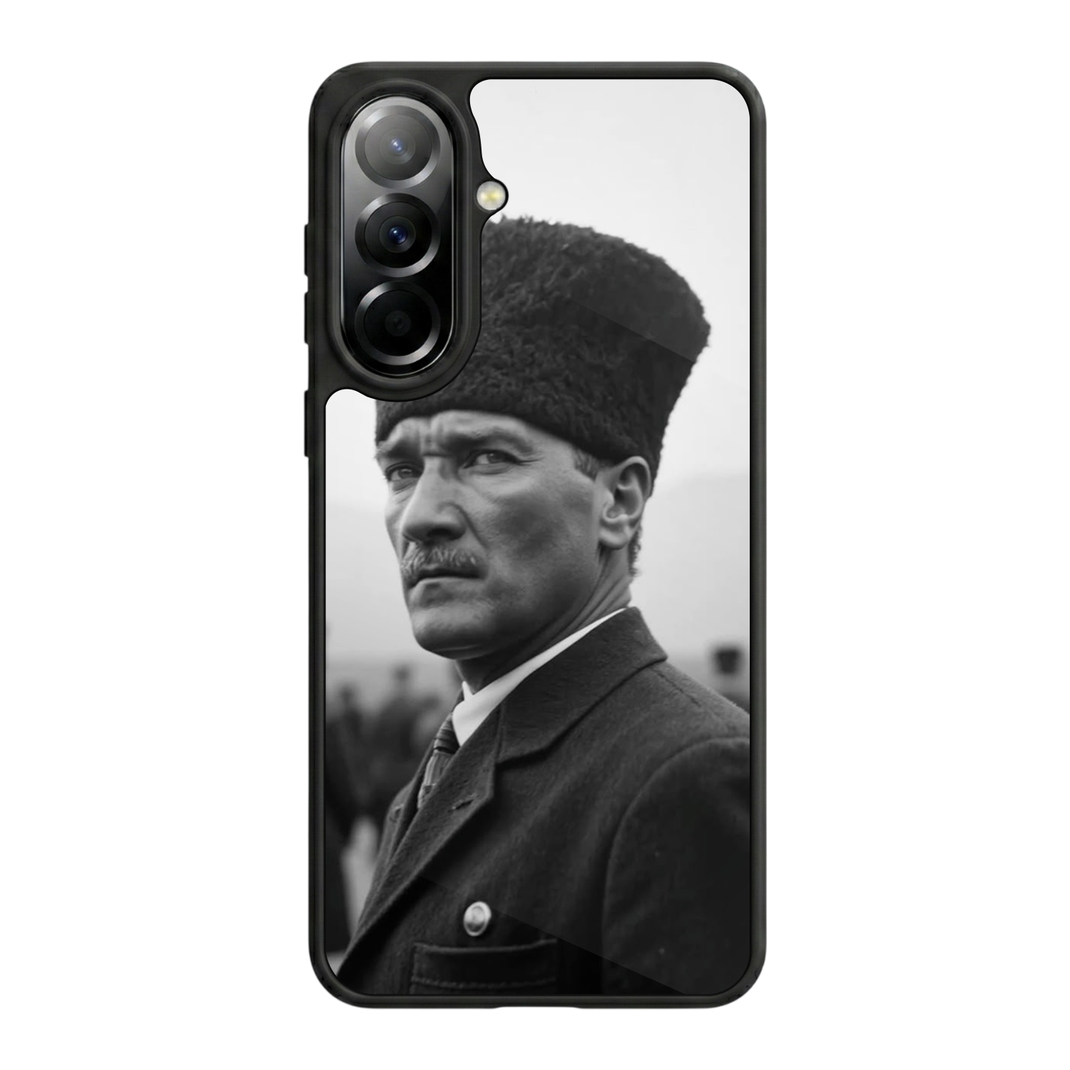 Samsung Galaxy A37 Uyumlu Mustafa Kemal Ataturk Tasarımlı Glossy Premium Kılıf