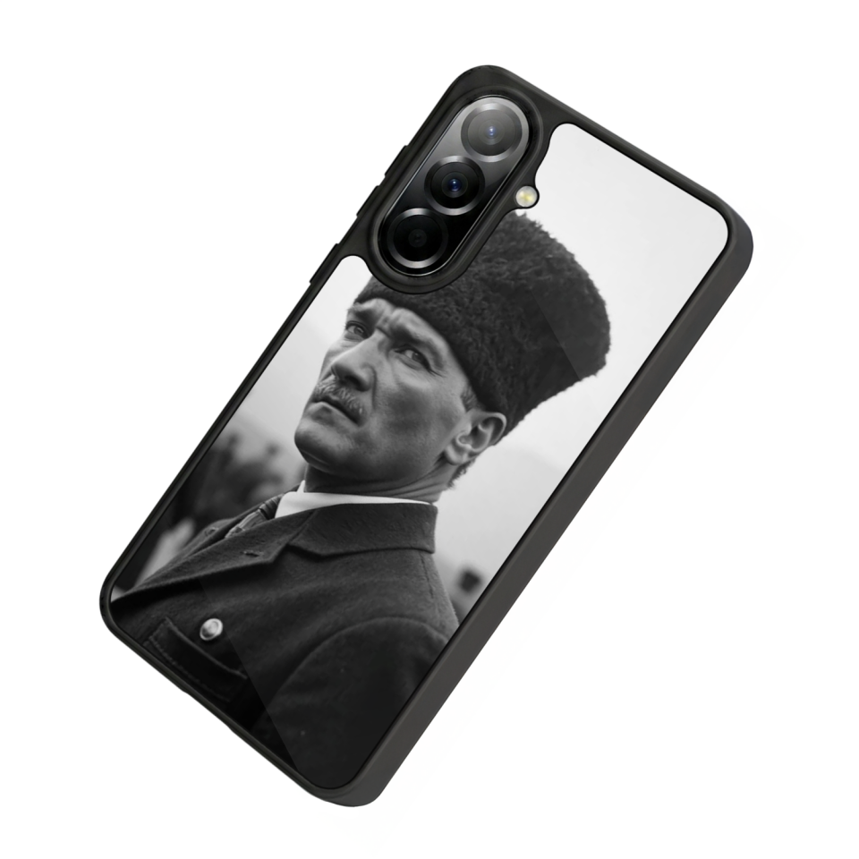 Samsung Galaxy A37 Uyumlu Mustafa Kemal Ataturk Tasarımlı Glossy Premium Kılıf