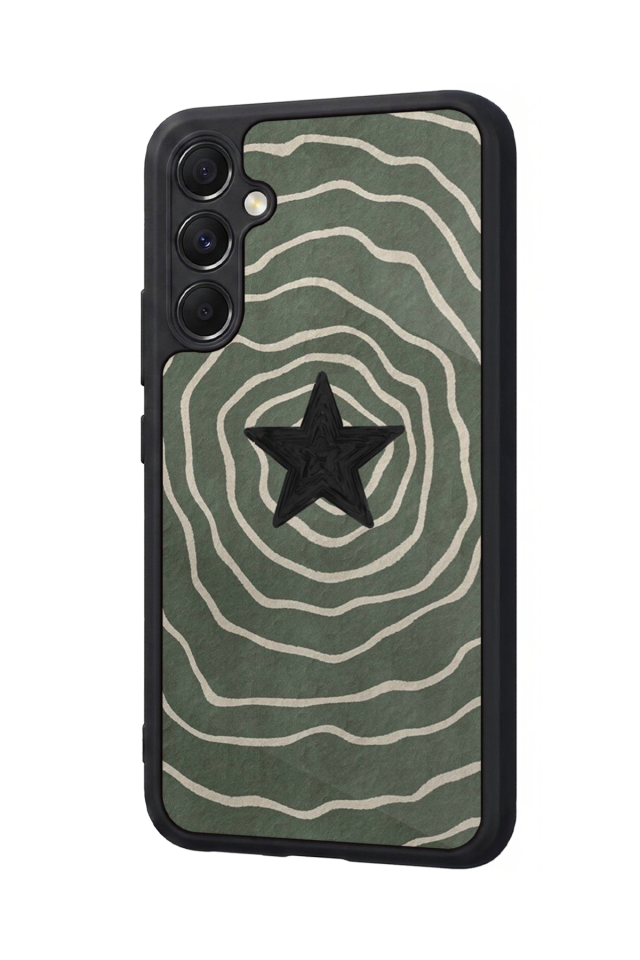 Samsung Galaxy M34 Uyumlu Retro Yildizlar Tasarımlı Glossy Premium Kılıf