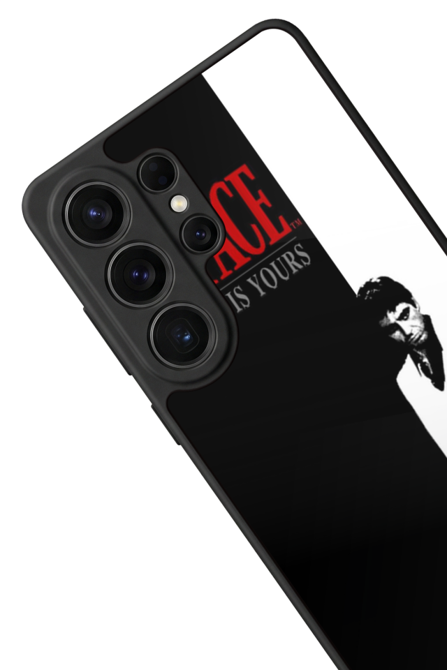 Samsung Galaxy S26 Ultra Uyumlu Scarface Tasarımlı Glossy Premium Kılıf