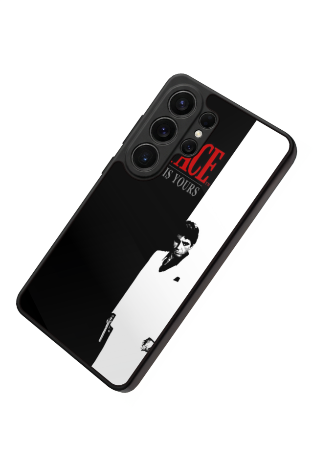 Samsung Galaxy S26 Ultra Uyumlu Scarface Tasarımlı Glossy Premium Kılıf