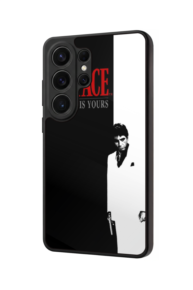 Samsung Galaxy S26 Ultra Uyumlu Scarface Tasarımlı Glossy Premium Kılıf