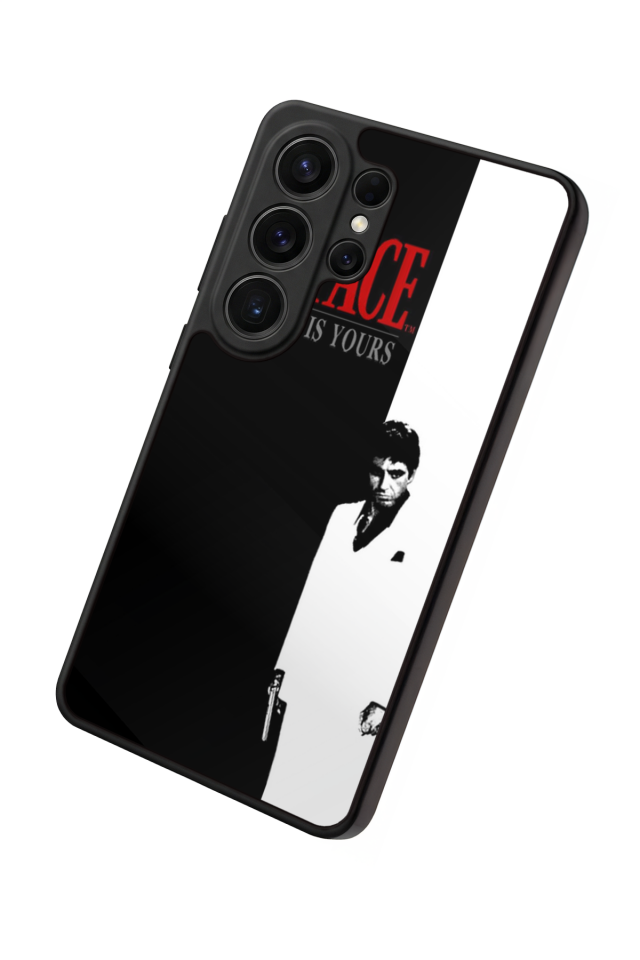Samsung Galaxy S26 Ultra Uyumlu Scarface Tasarımlı Glossy Premium Kılıf
