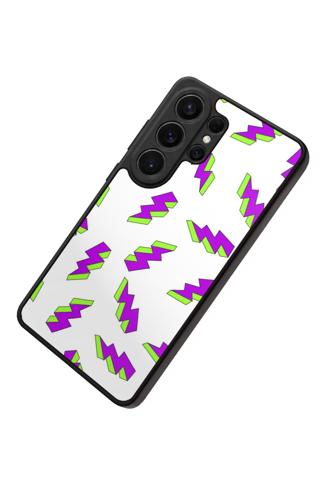 Samsung Galaxy S26 Ultra Uyumlu Simsek Tasarımlı Glossy Premium Kılıf