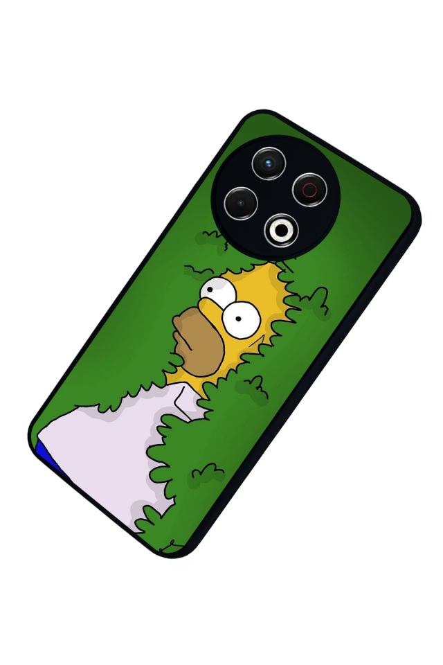 Tecno Spark 30 Pro Uyumlu The Simpsons Tasarımlı Glossy Premium Kılıf