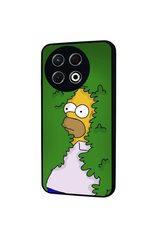 Tecno Spark 30 Pro Uyumlu The Simpsons Tasarımlı Glossy Premium Kılıf