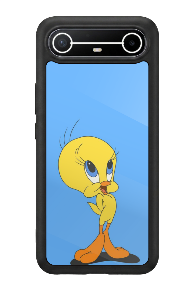 Tecno Spark Slim 5G Uyumlu Tweety Tasarımlı Glossy Premium Kılıf