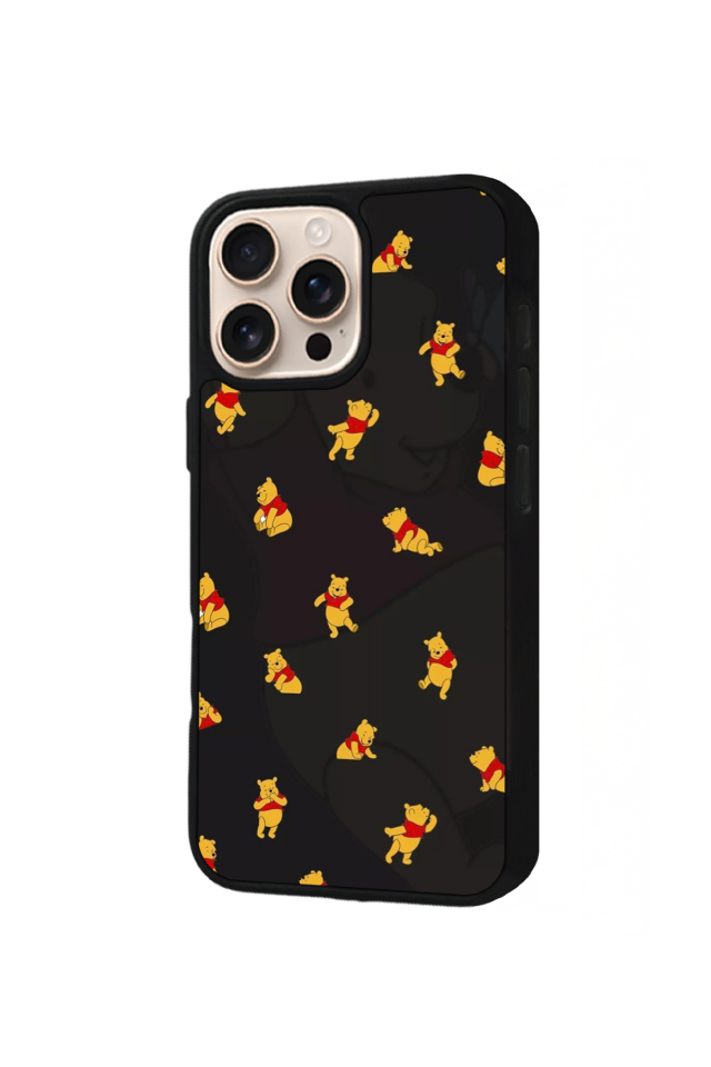 iPhone 16 Pro Uyumlu Winnie Tasarımlı Glossy Premium Kılıf