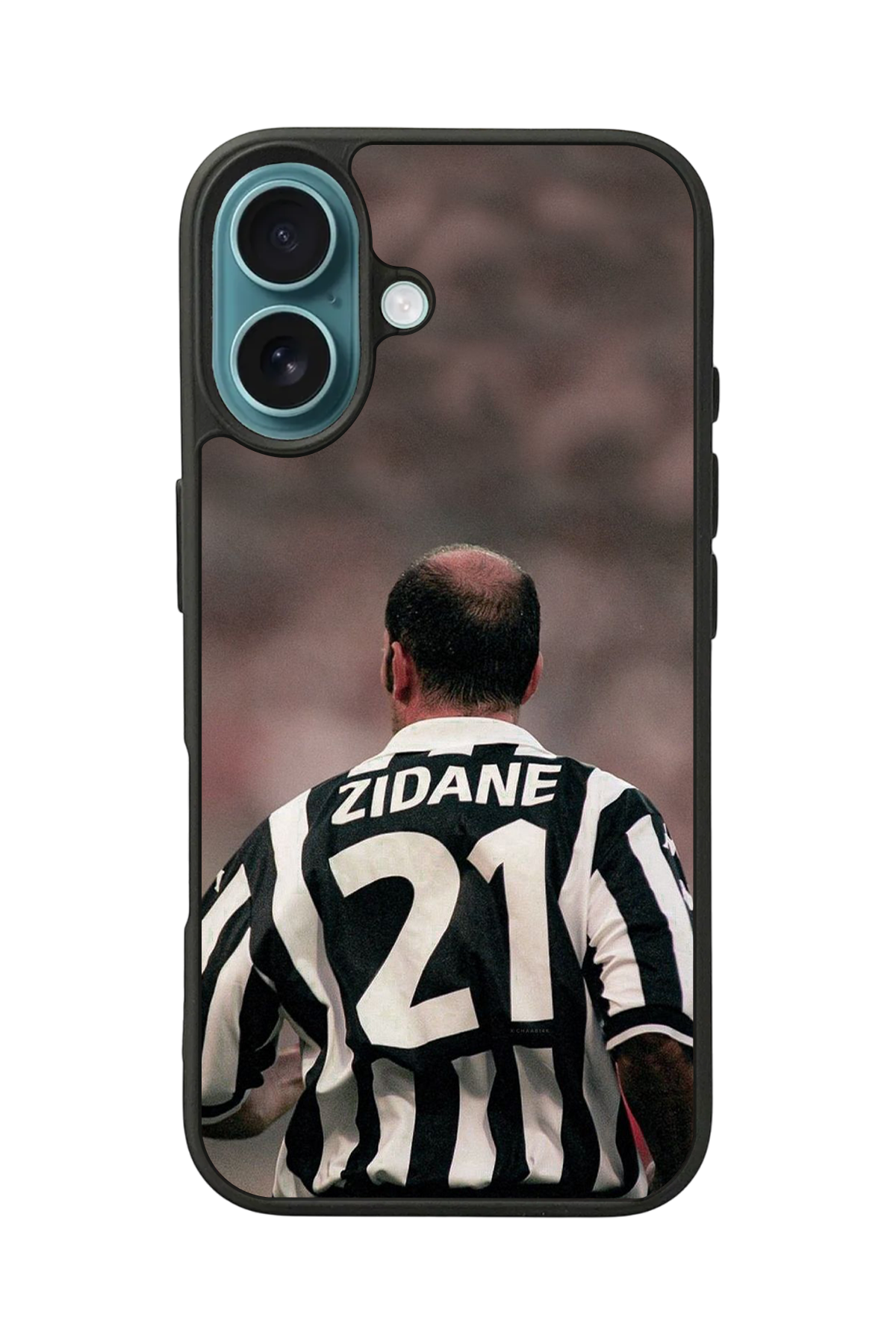 iPhone 16 Plus Uyumlu Zidane Tasarımlı Glossy Premium Kılıf