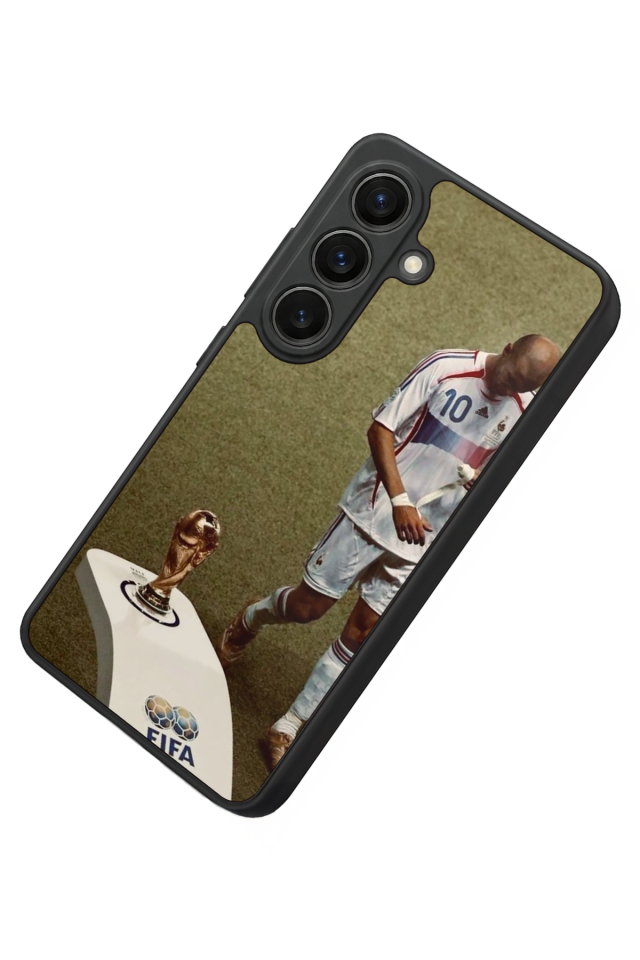 Samsung Galaxy S26 Uyumlu Zidane Tasarımlı Glossy Premium Kılıf