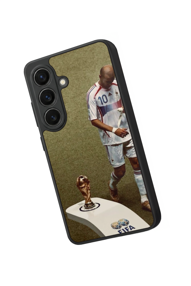 Samsung Galaxy S26 Uyumlu Zidane Tasarımlı Glossy Premium Kılıf
