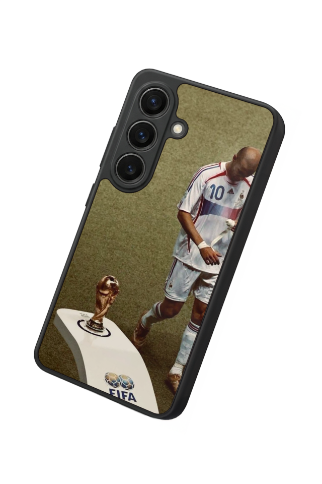 Samsung Galaxy S26 Uyumlu Zidane Tasarımlı Glossy Premium Kılıf