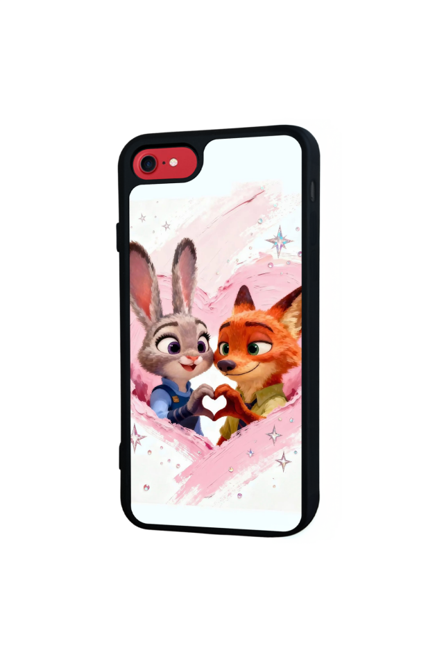 iPhone 8 Uyumlu Zootropolis Tasarımlı Glossy Premium Kılıf