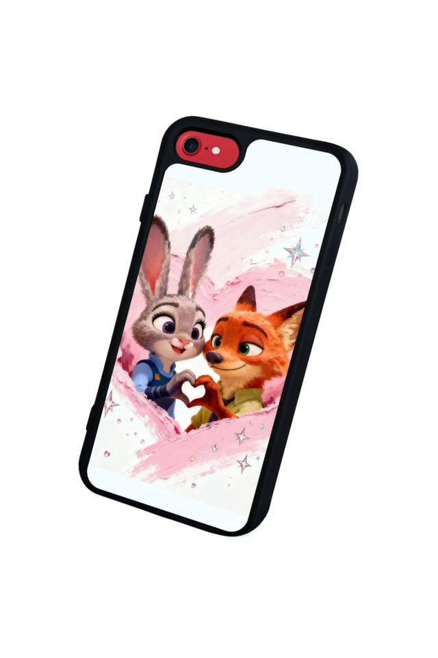 iPhone 8 Uyumlu Zootropolis Tasarımlı Glossy Premium Kılıf