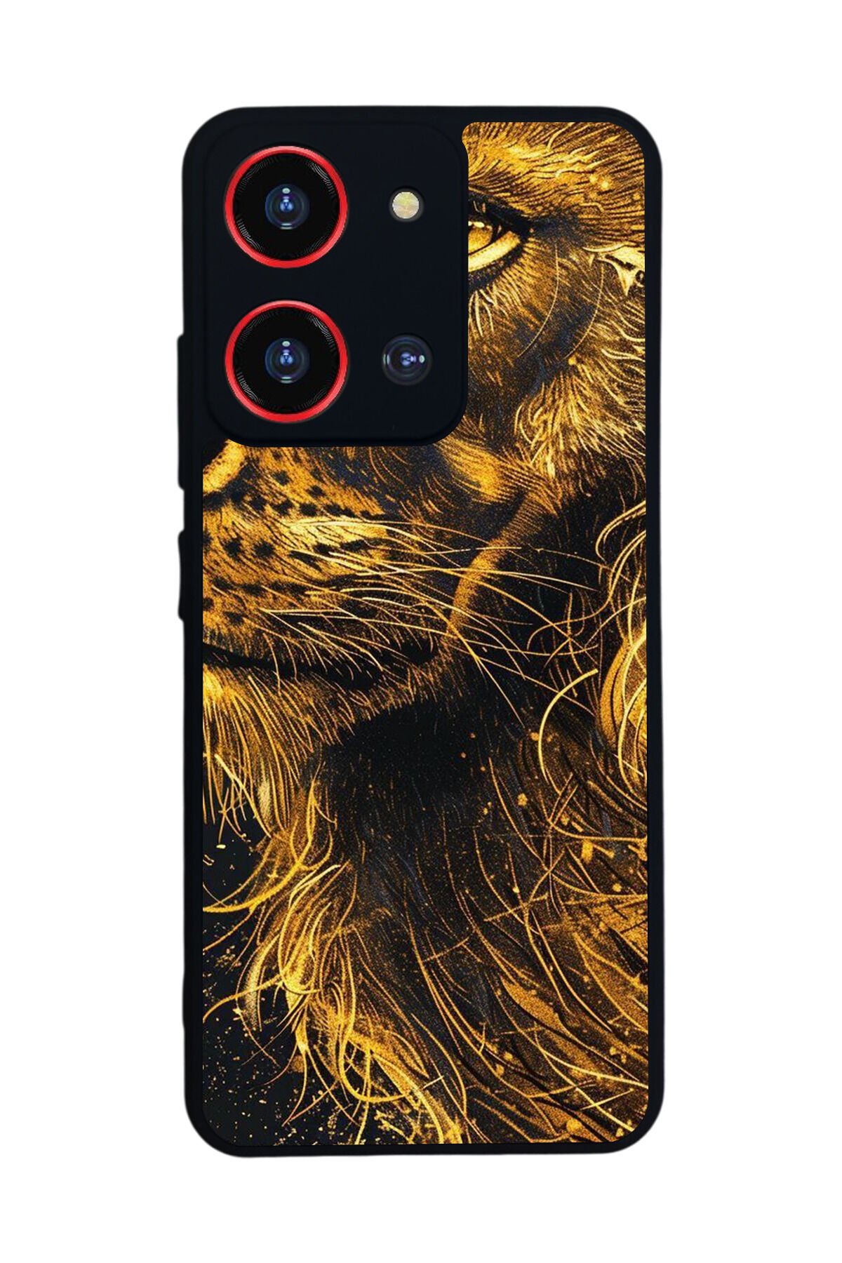 Reeder S19 Max Pro S 108MP Uyumlu Aslan Tasarımlı Glossy Premium Kılıf