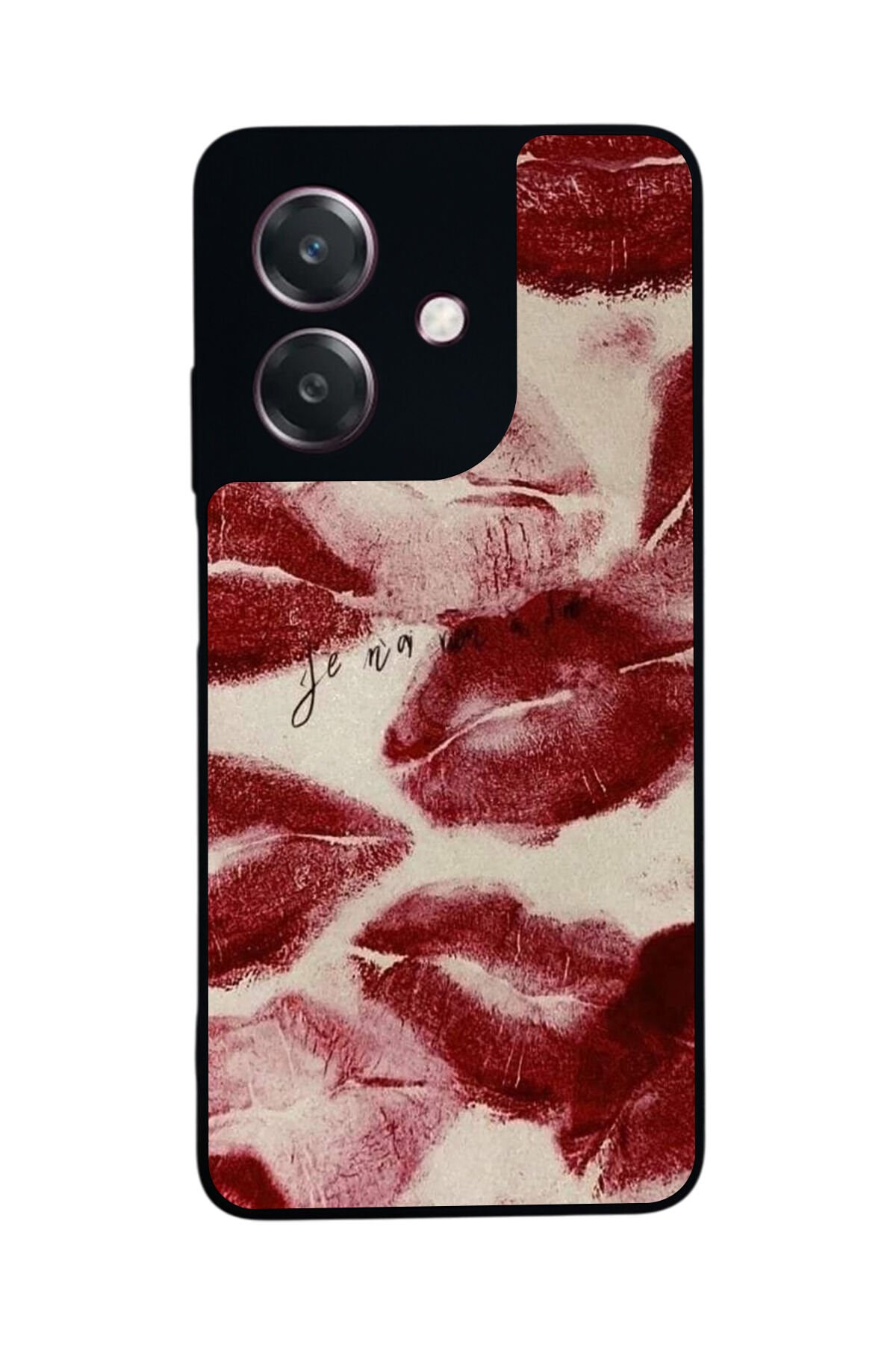Oppo A3 5G Uyumlu Dudak Tasarımlı Glossy Premium Kılıf