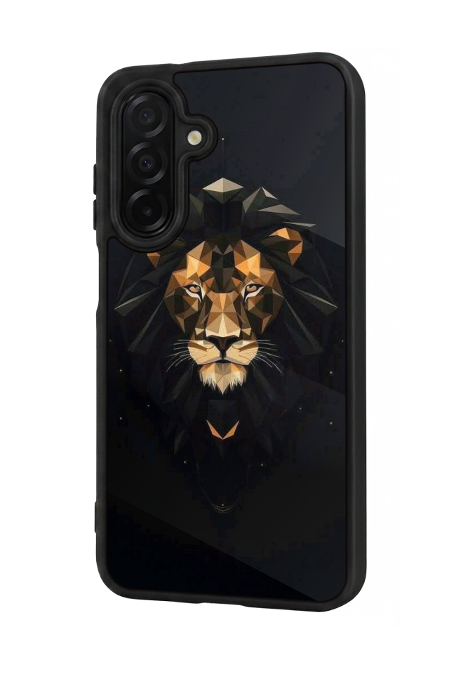 Samsung Galaxy A36 Uyumlu Aslan Tasarımlı Glossy Premium Kılıf