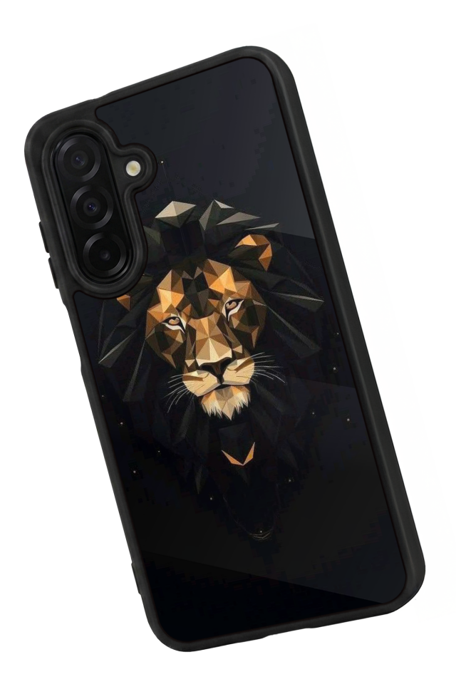 Samsung Galaxy A36 Uyumlu Aslan Tasarımlı Glossy Premium Kılıf