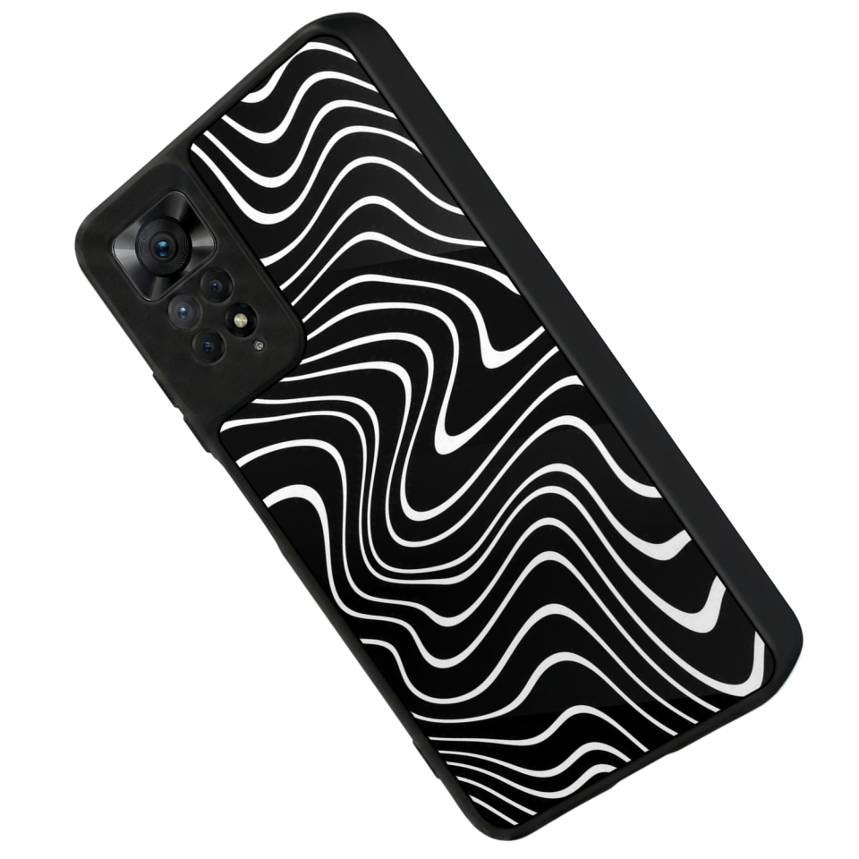 Xiaomi Redmi Note 12 Pro Uyumlu Çizgi Sanatı Tasarımlı Glossy Premium Kılıf
