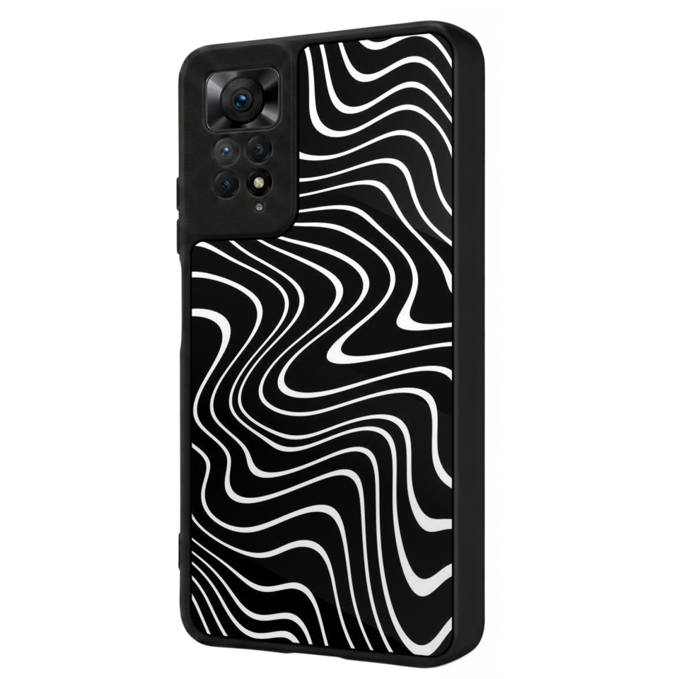 Xiaomi Redmi Note 12 Pro Uyumlu Çizgi Sanatı Tasarımlı Glossy Premium Kılıf