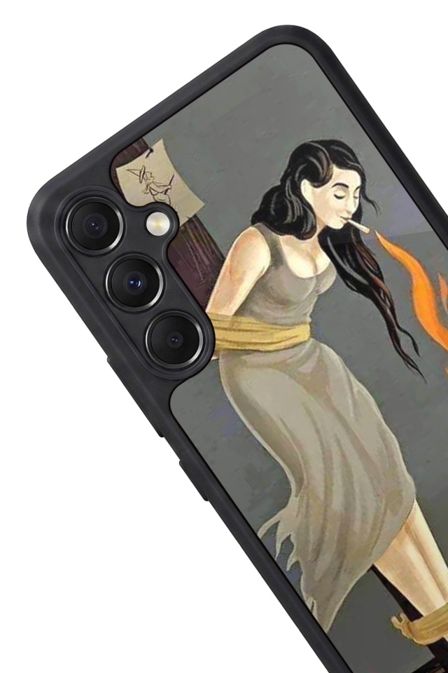 Samsung Galaxy A34 Uyumlu Kalp Love Tasarımlı Glossy Premium Kılıf