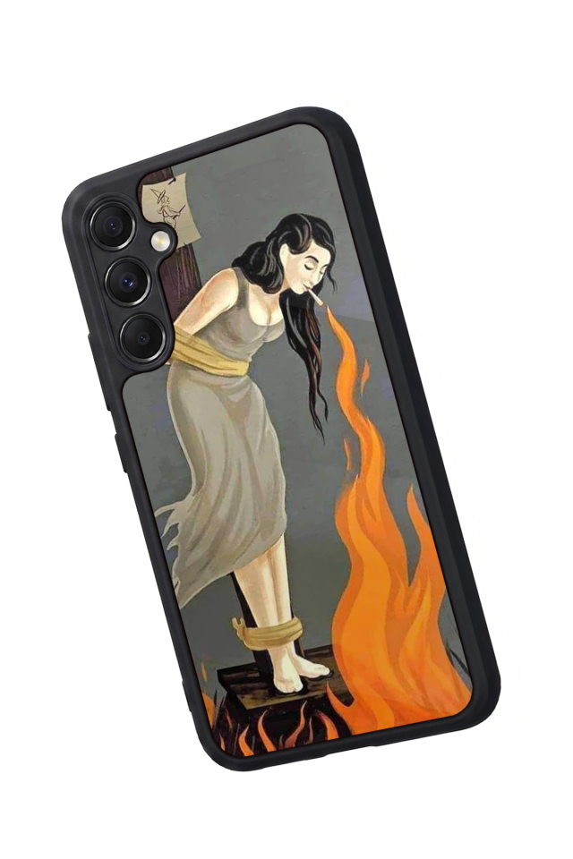 Samsung Galaxy A34 Uyumlu Kalp Love Tasarımlı Glossy Premium Kılıf
