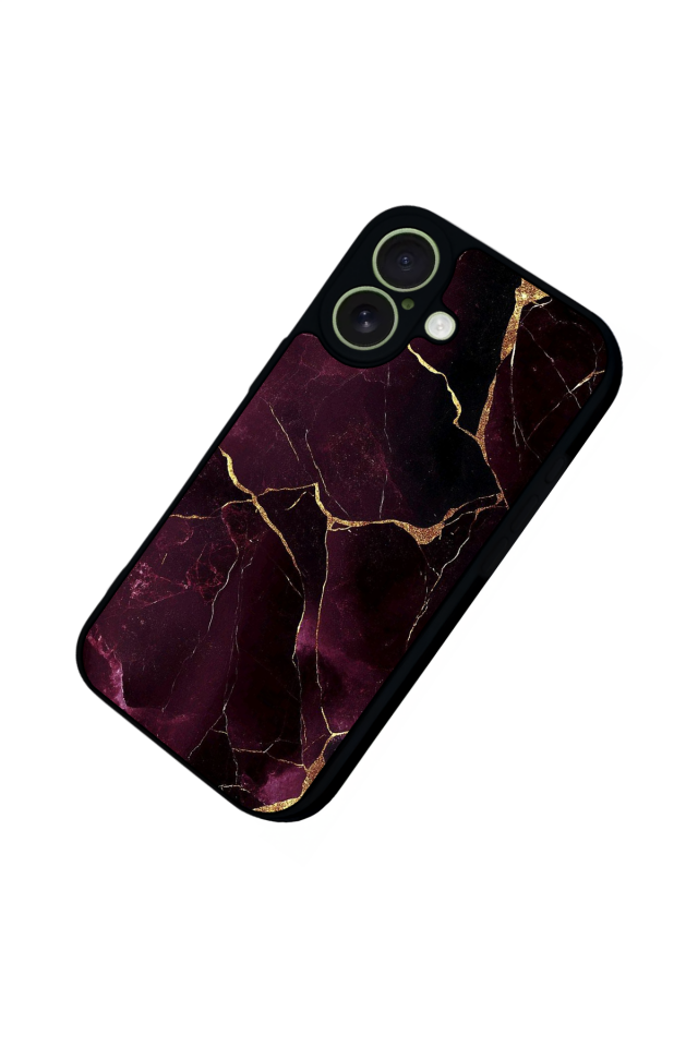 iPhone 17 Uyumlu Mermer Marble Tasarımlı Glossy Premium Kılıf