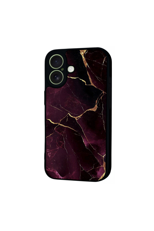 iPhone 17 Uyumlu Mermer Marble Tasarımlı Glossy Premium Kılıf
