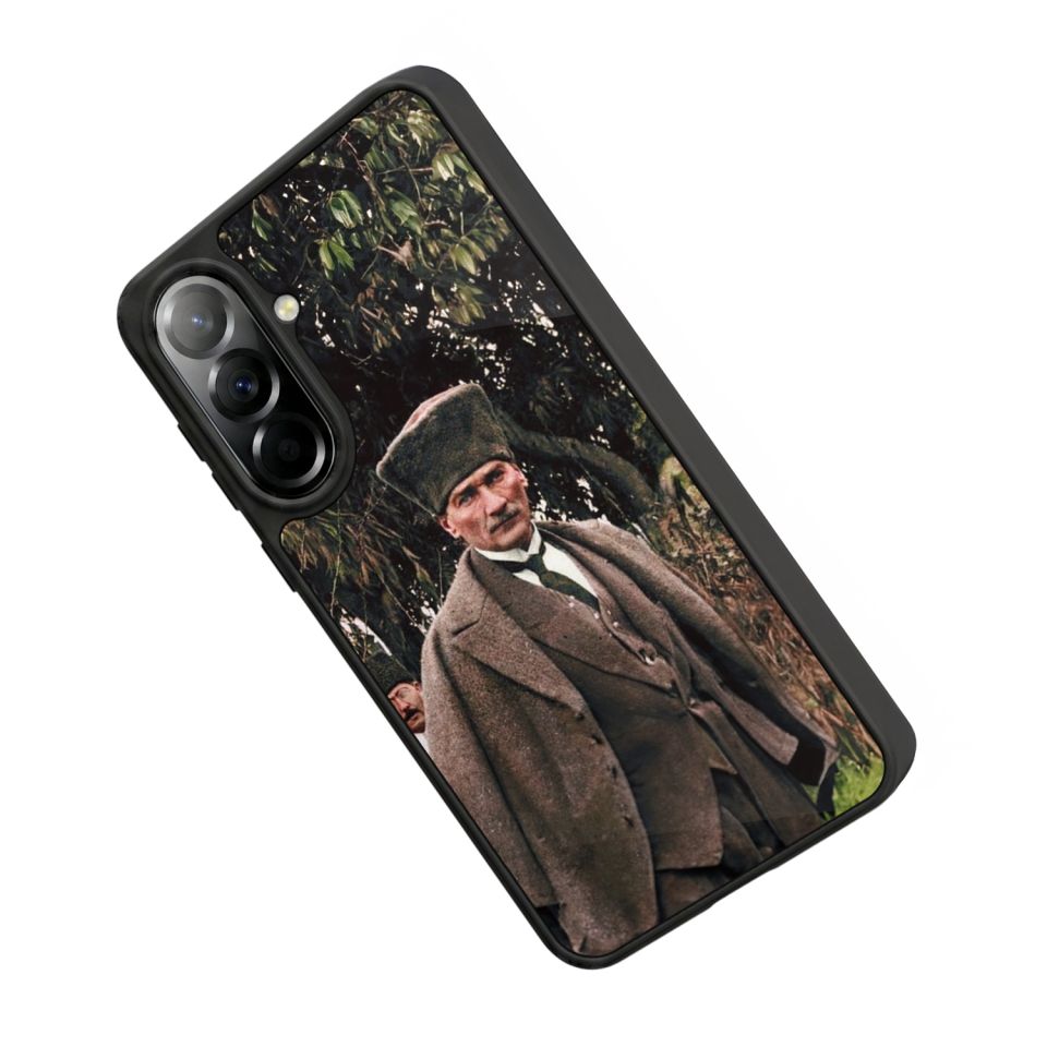 Samsung Galaxy A37 Uyumlu Mustafa Kemal Ataturk Tasarımlı Glossy Premium Kılıf